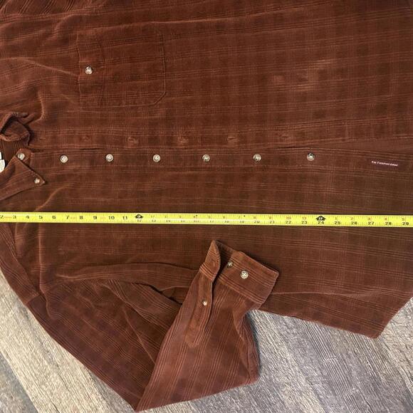 The Territory Ahead Men’s L Brown Silk Blend Button Down Shirt Casual Travel - Picture 8 of 8